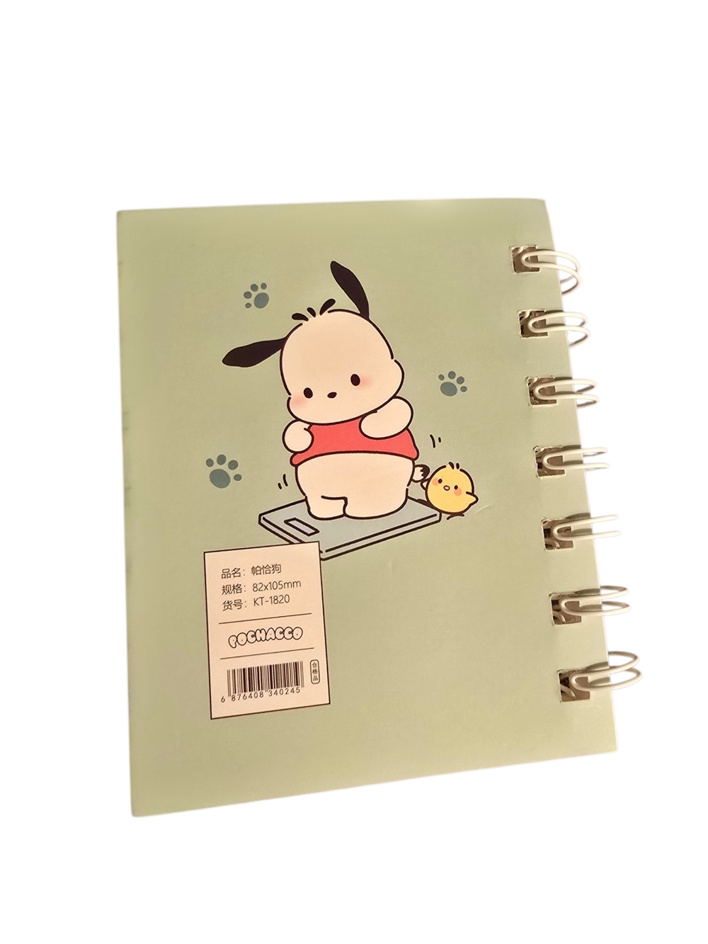 Pochacco Mini Notebook Set + 6 Gel Pens Sanrio Stationery Bundle Kawaii Gift Set - Picture 9 of 12